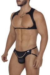 CandyMan 99682 Harness Jock Two Piece Set Color Black