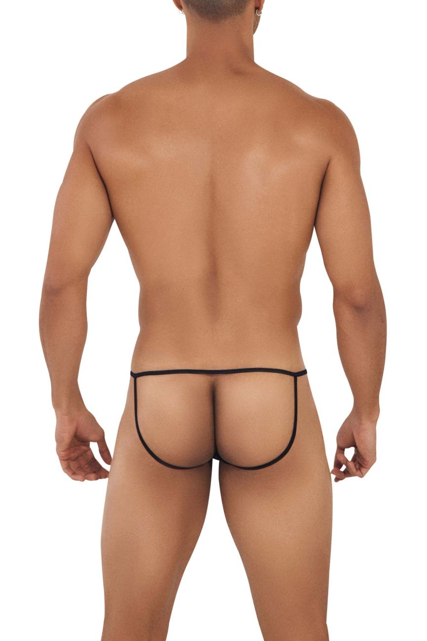 Jockstrap en micro dentelle CandyMan 99709 Couleur Noir