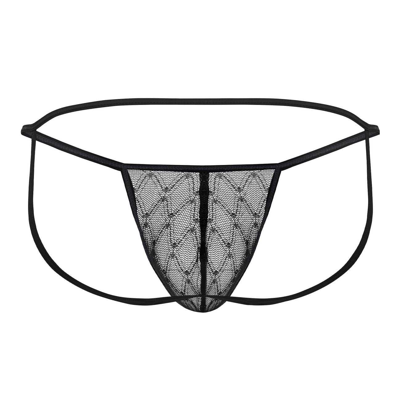 Jockstrap en micro dentelle CandyMan 99709 Couleur Noir