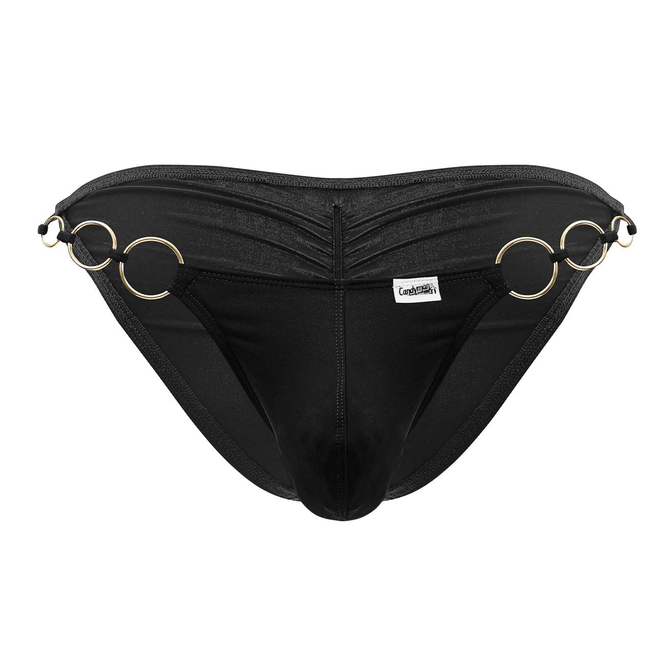 CandyMan 99710 Bikini Trous en Un Couleur Noir