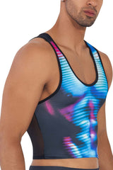 Haut de travail CandyMan 99726 Couleur Bleu clair de lune