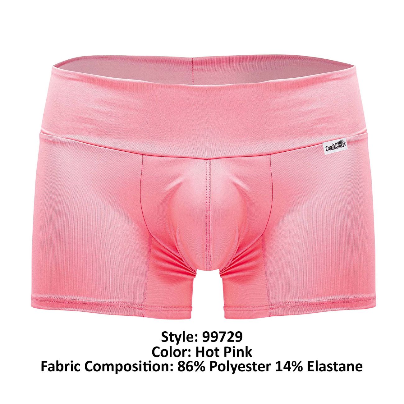 Boxer de sport CandyMan 99729, couleur rose vif