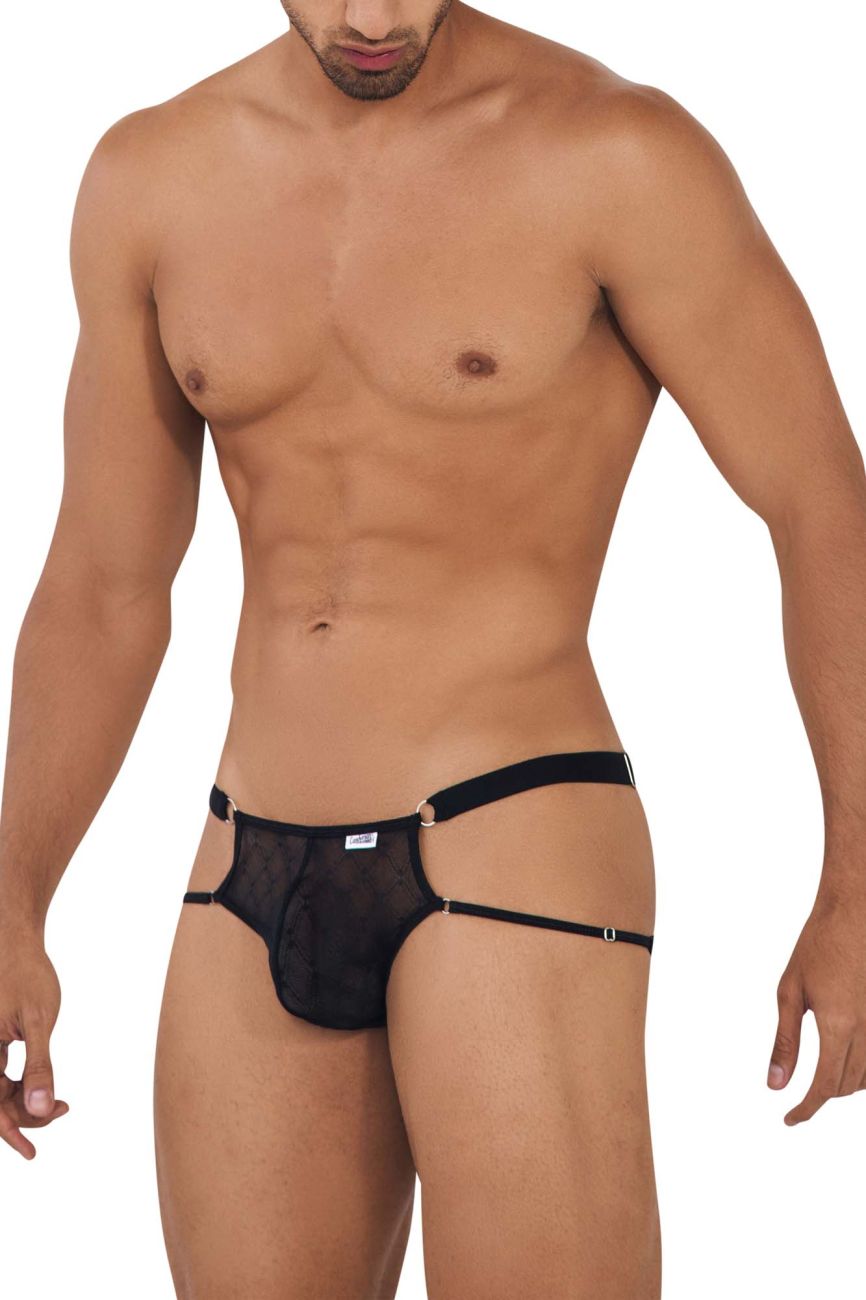 Jockstrap en dentelle CandyMan 99730 Couleur Noir