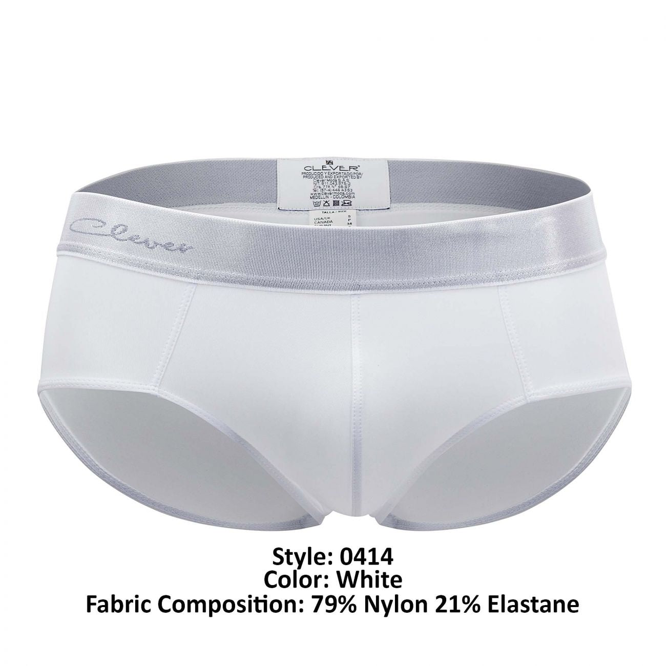 Clever 0414 Objetives Briefs Color White