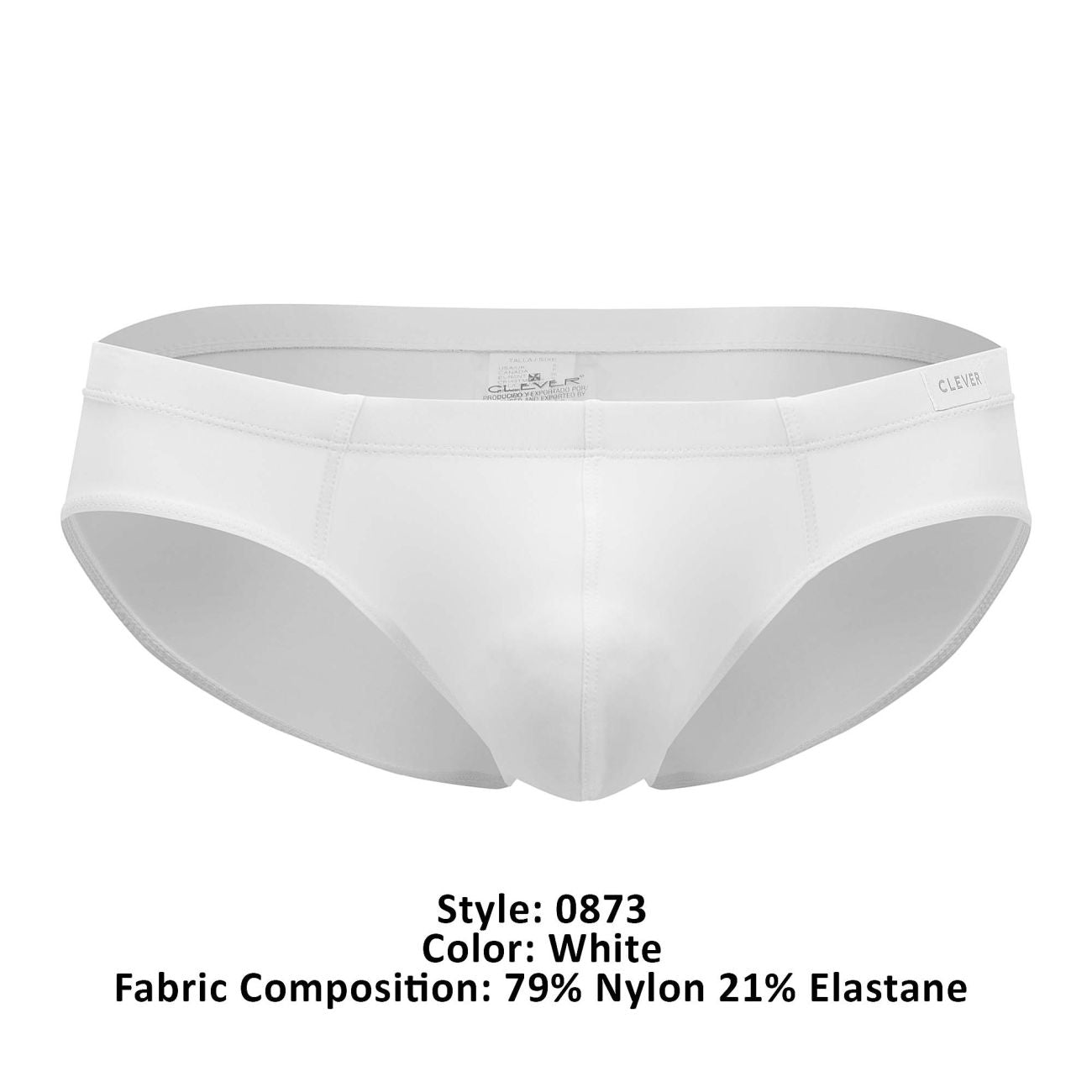 Slip latin Clever 0873 Couleur Blanc