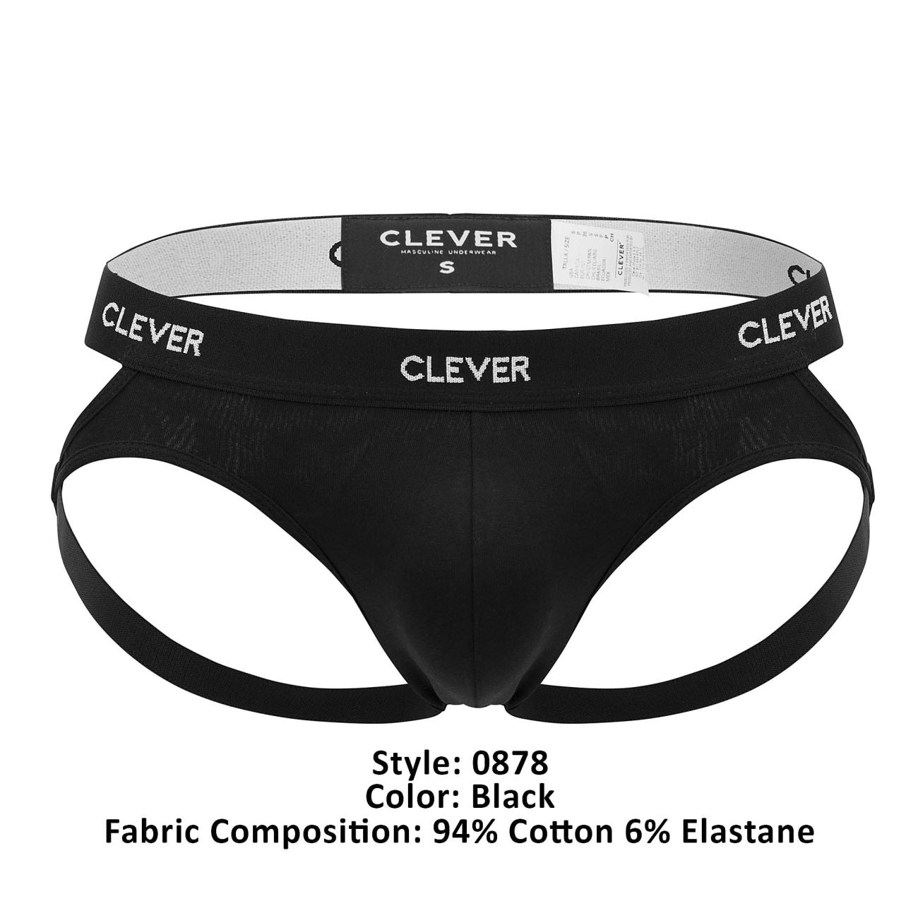 Clever 0878 Oporto Jockstrap Farbe Schwarz