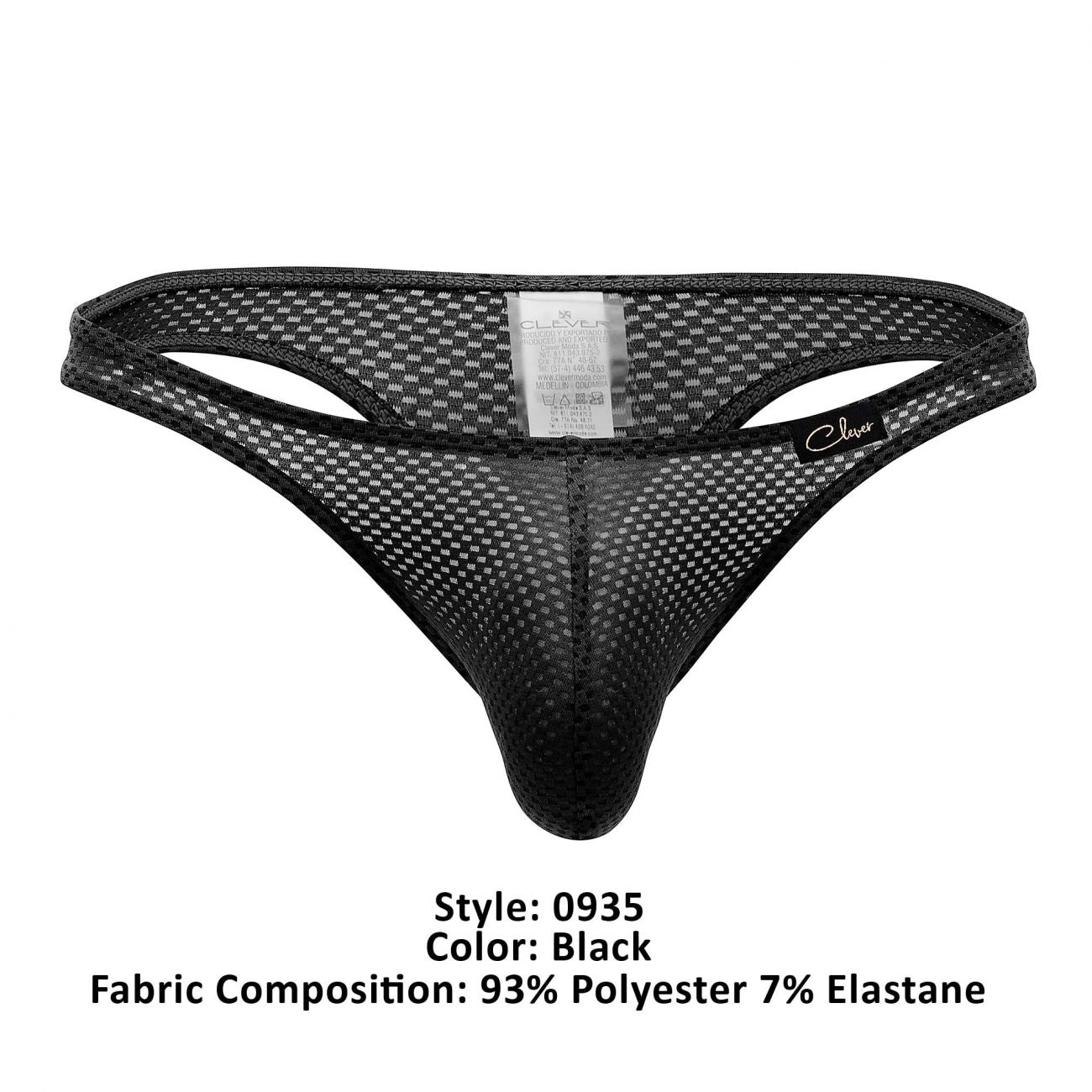 Clever 0935 Capriati Tangas Farbe Schwarz