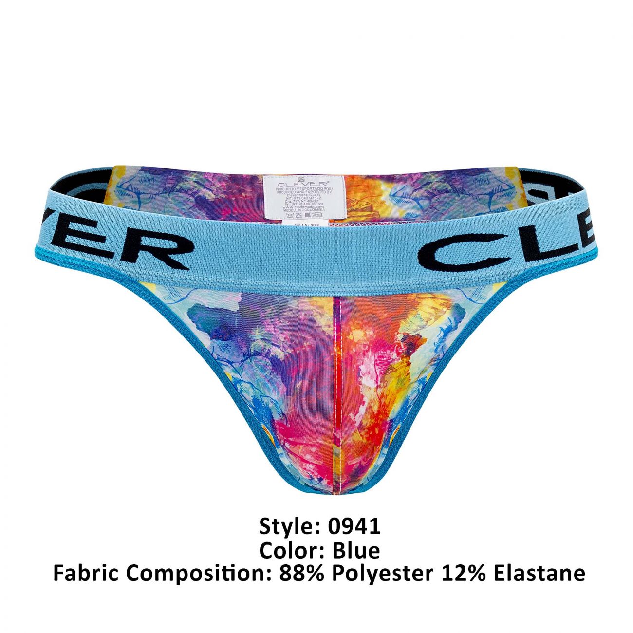 Clever 0941 Medusa Tangas Farbe Blau