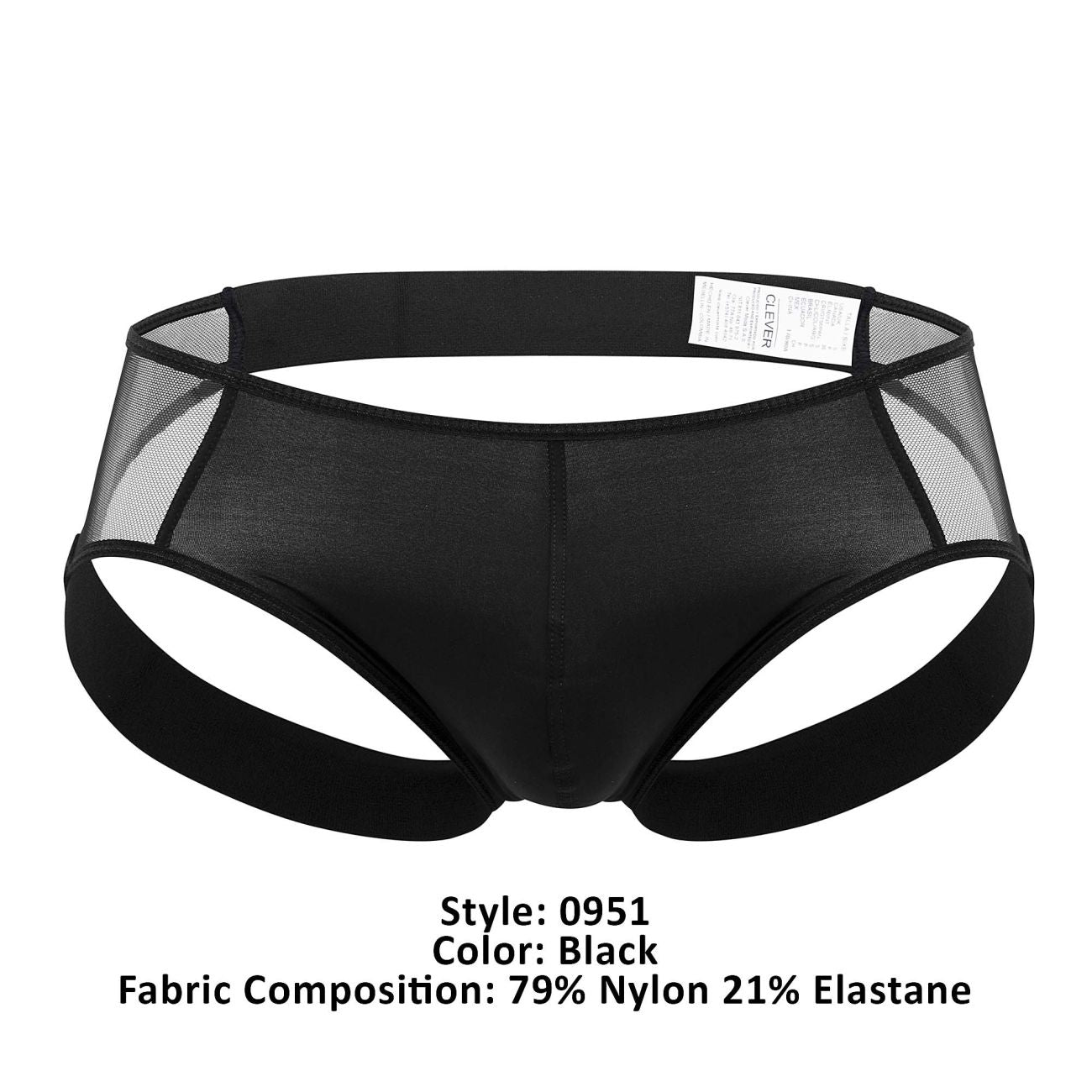 Jockstrap Clever 0951 Primal Couleur Noir