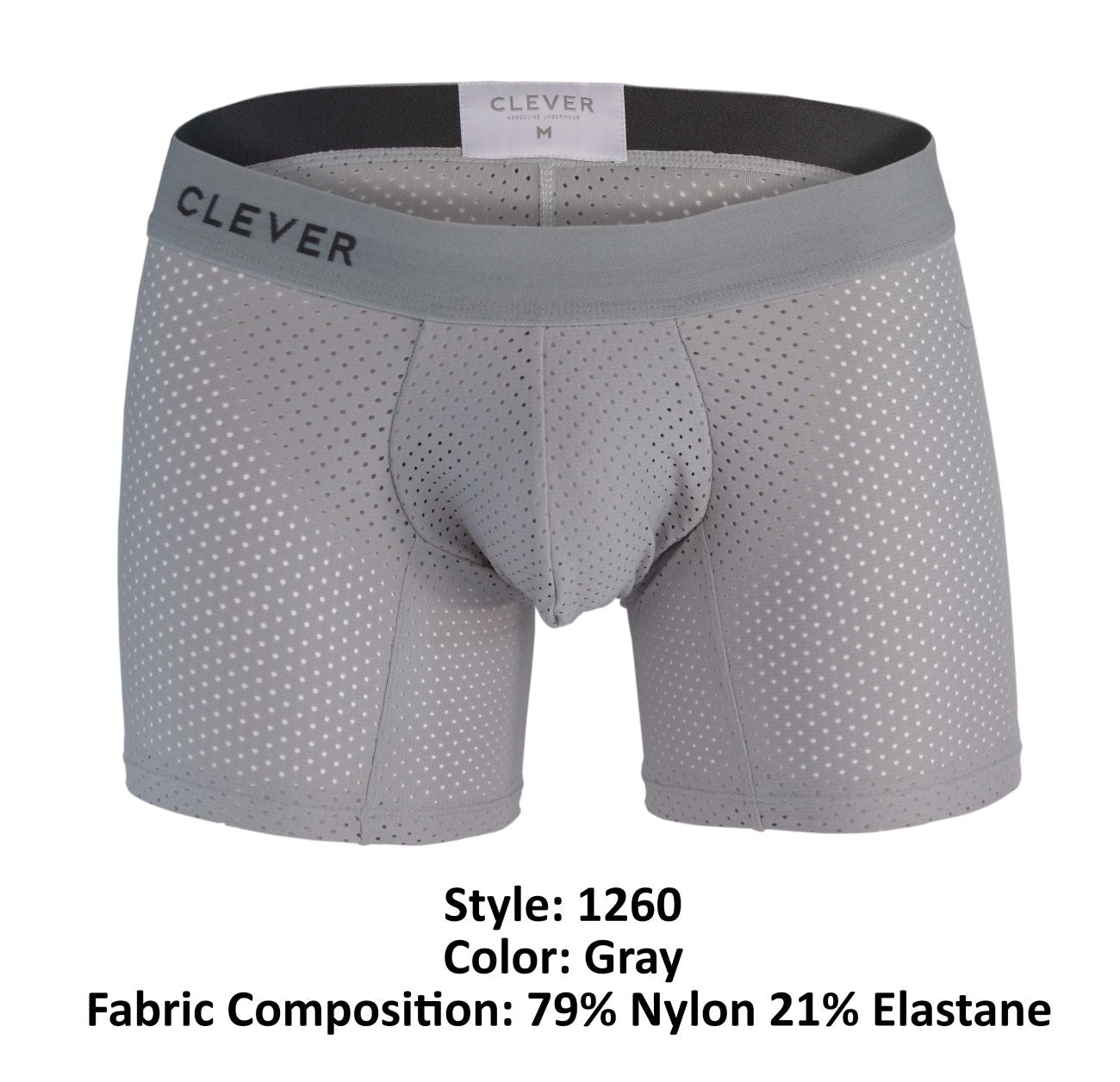 Clever 1260 Euphoria Boxershorts Farbe Grau