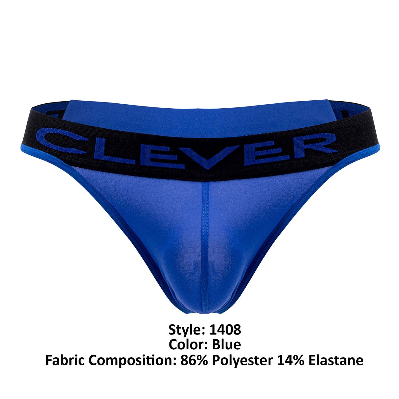 Clever 1408 Wood Thongs Color Blue