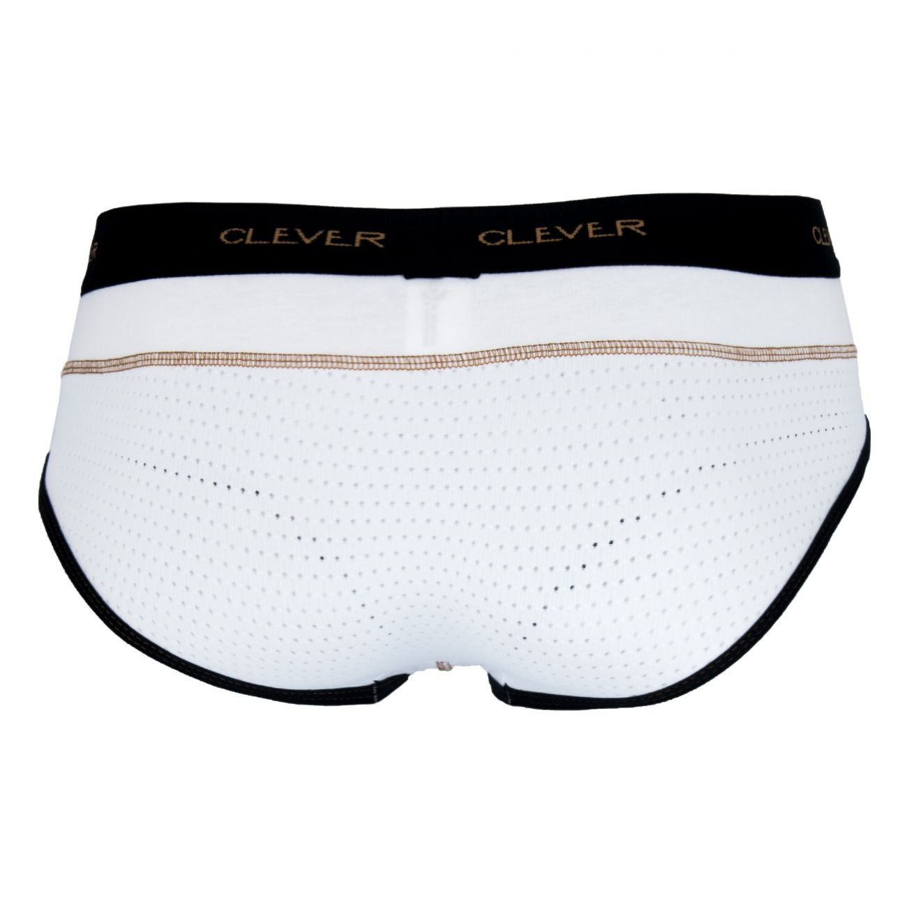 Clever 5317 Sweetness Piping Briefs Color White