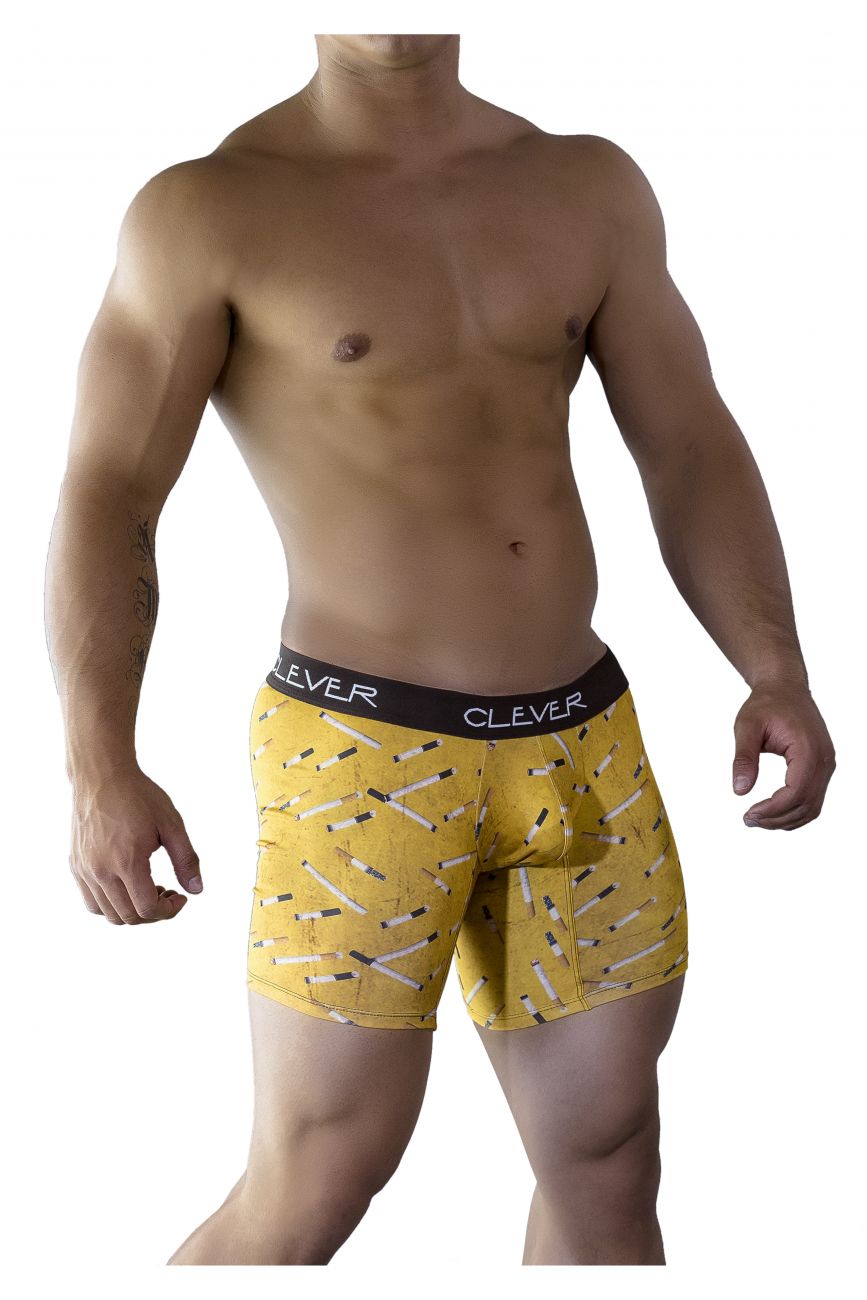 Boxer long Clever 9099 en édition limitée Couleur Jaune-15