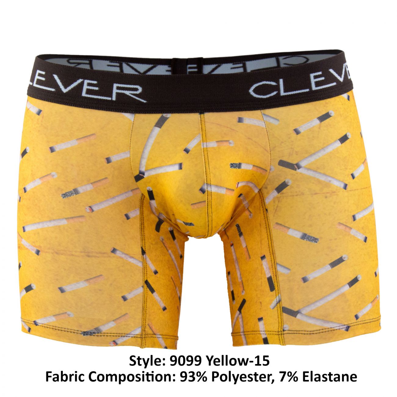 Boxer long Clever 9099 en édition limitée Couleur Jaune-15