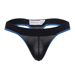 Doreanse 1012-BLK Borderline Thongs Color Black