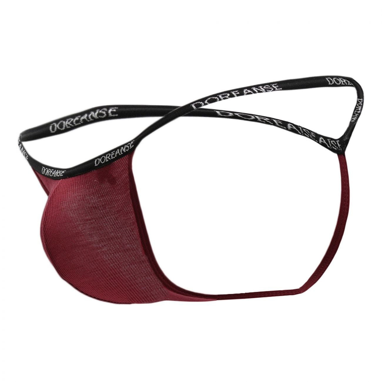 Doreanse 1330-BRD String en modal côtelé Couleur Bordeaux