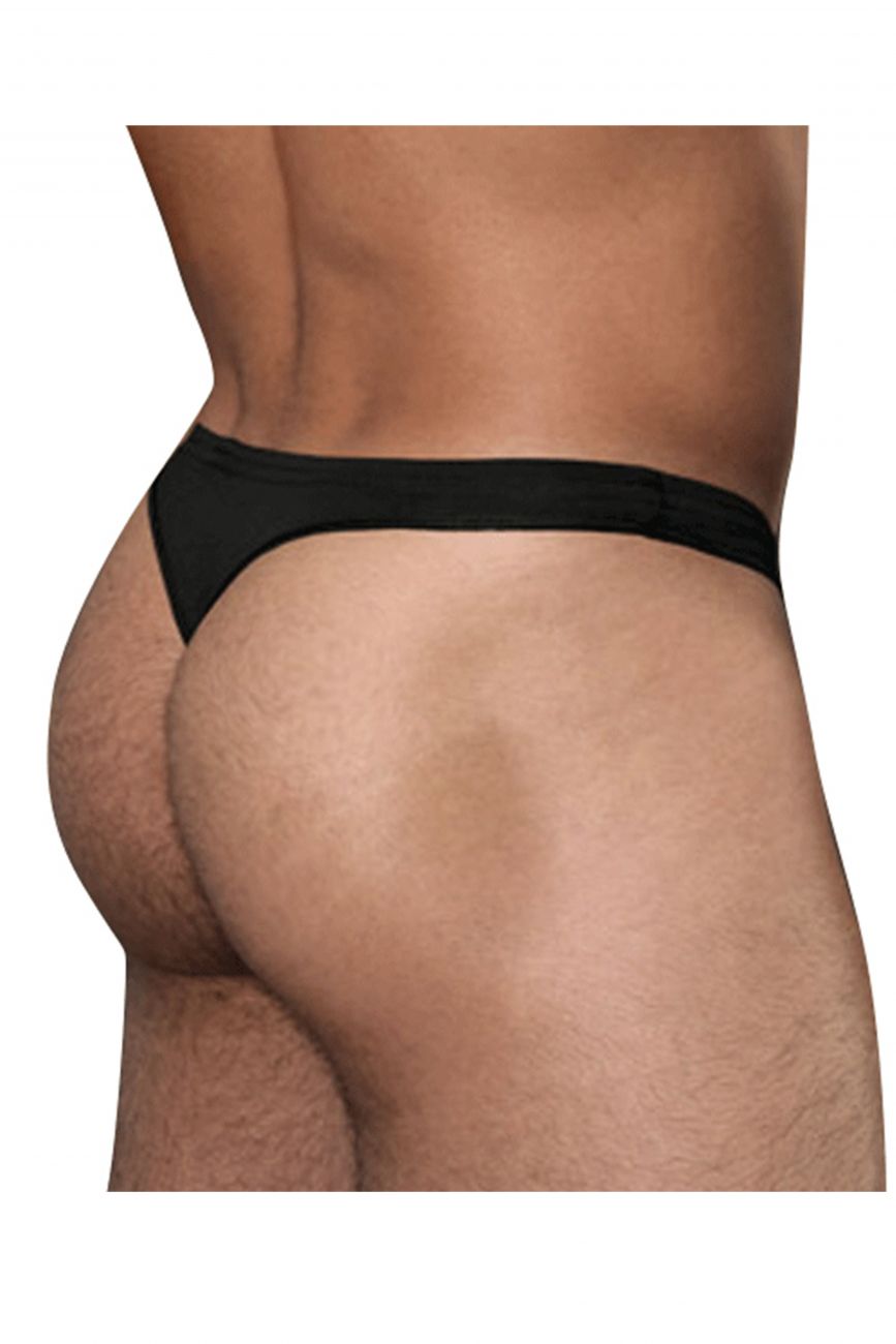 Doreanse 1392-BLK Euro Thong Couleur Noir