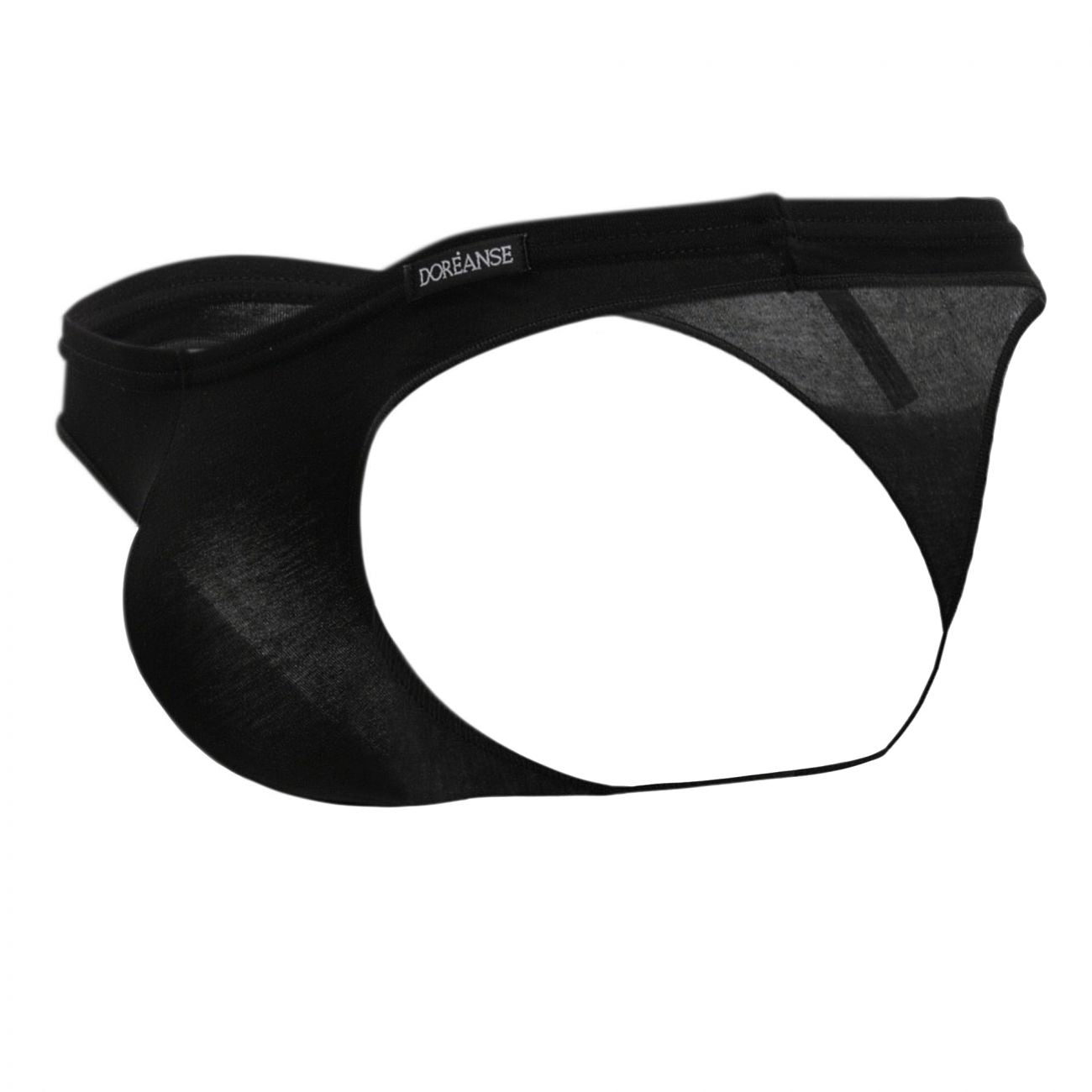 Doreanse 1392-BLK Euro Thong Couleur Noir