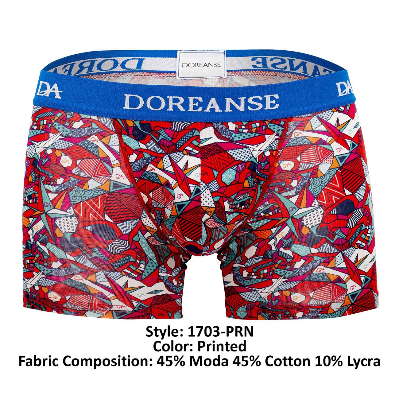 Doreanse 1703-PRN Pop Art Badehose mit Farbdruck