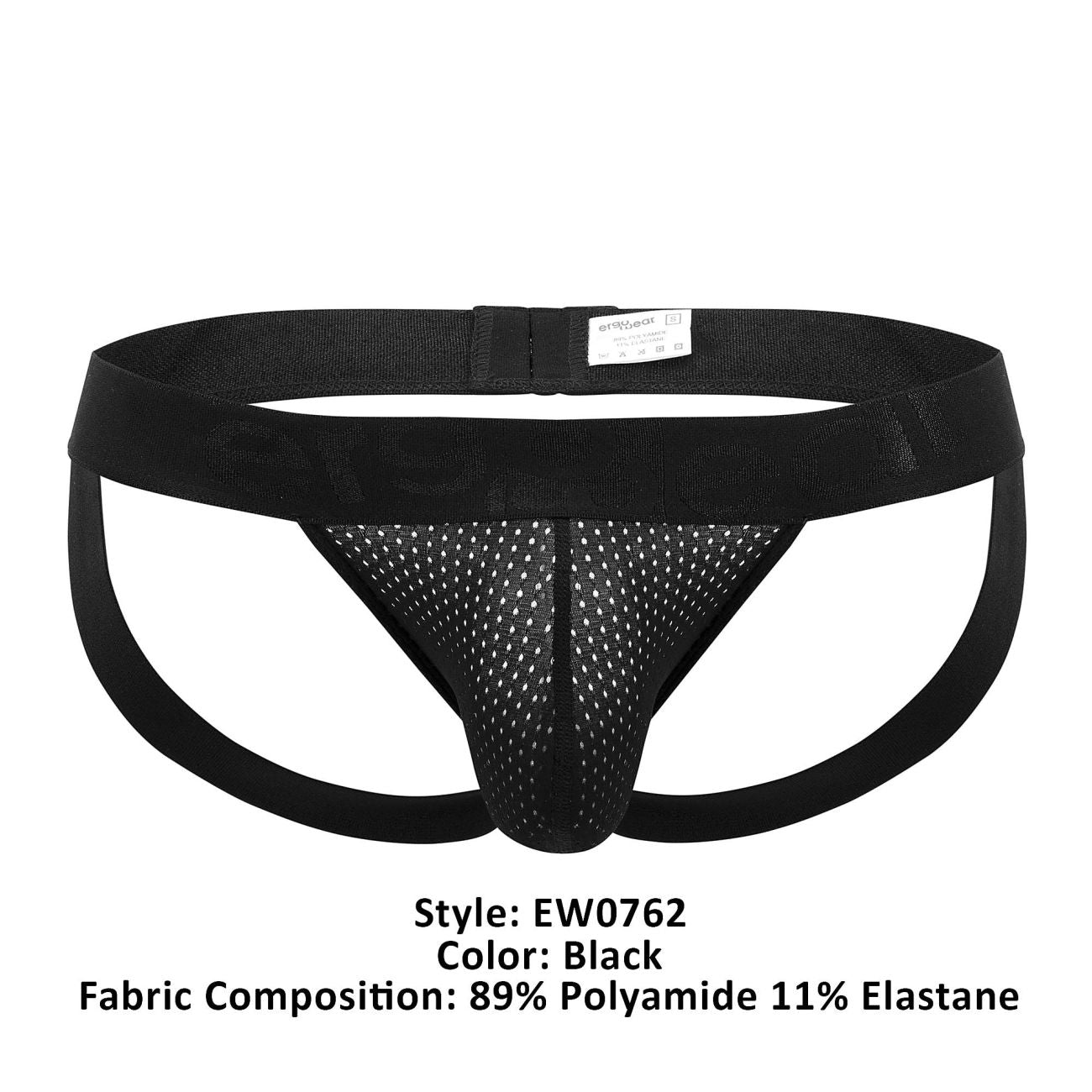 ErgoWear EW0762 GYM ULTRA Jockstrap Color Black