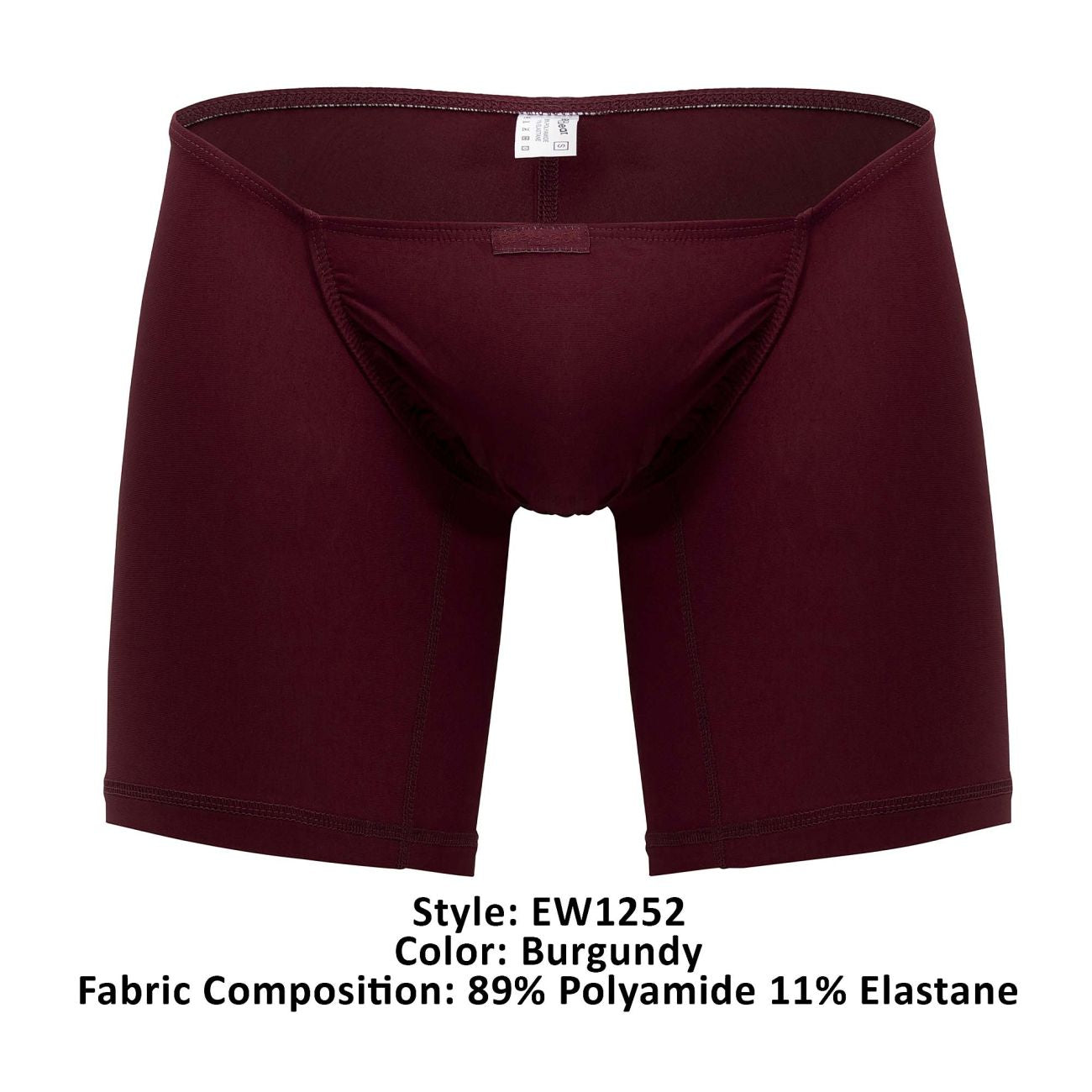 ErgoWear EW1252 FEEL GR8 Boxer Briefs Color Burgundy