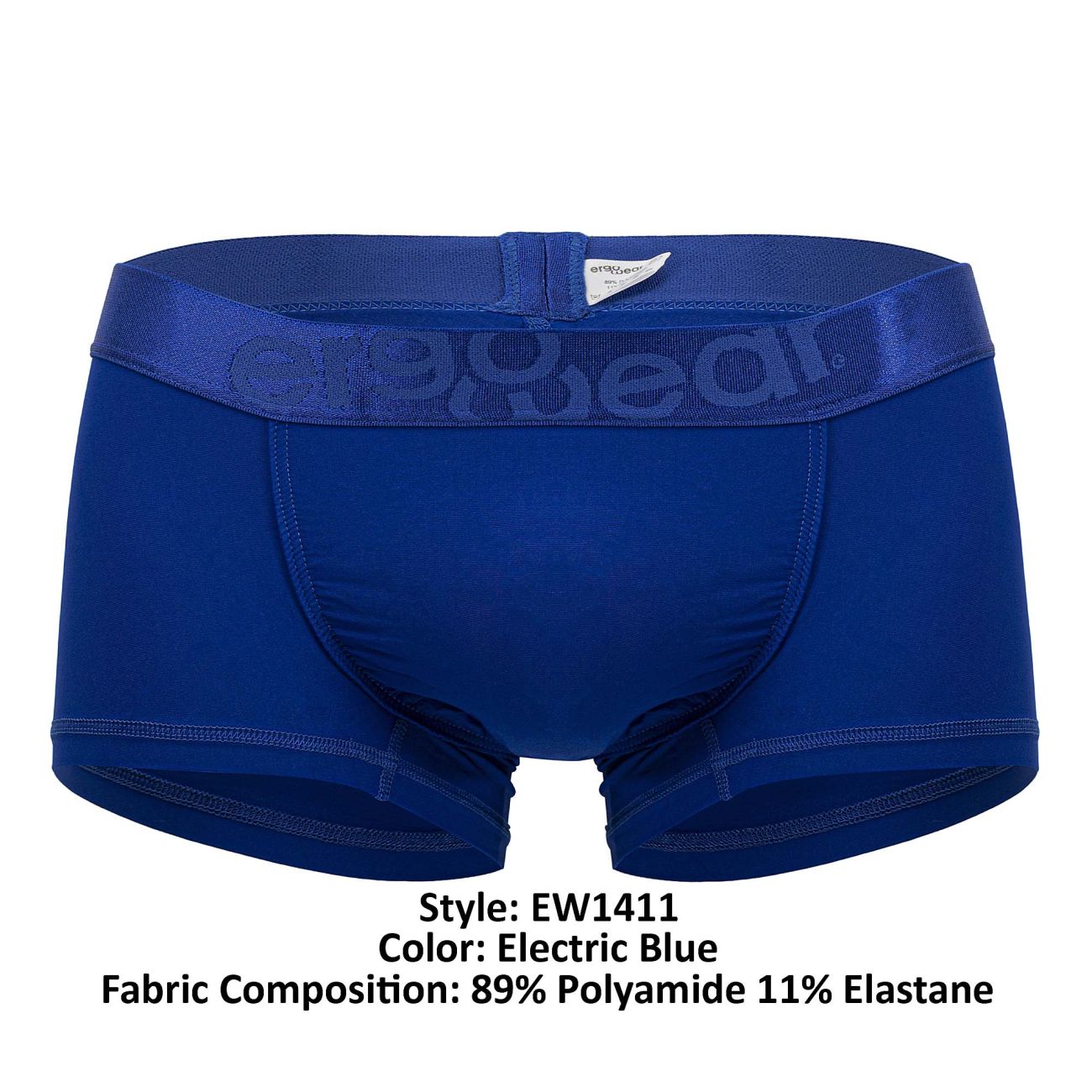 Boxer ErgoWear EW1411 FEEL XX Couleur Bleu électrique