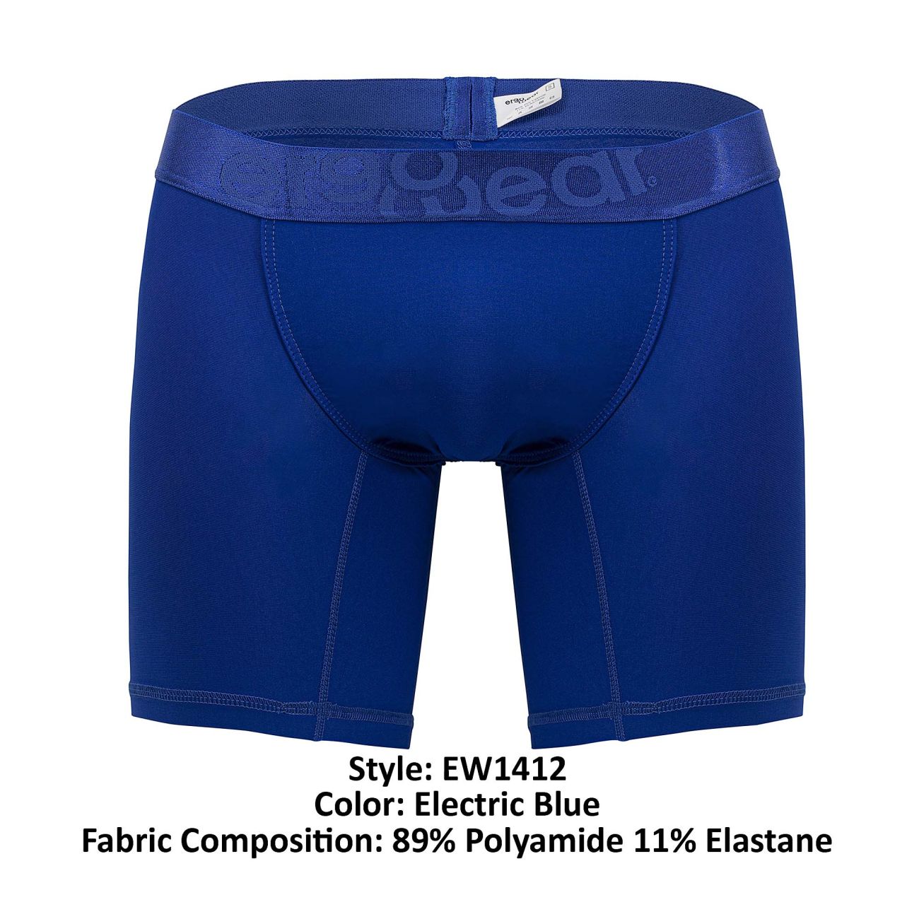 Boxer ErgoWear EW1412 FEEL XX Couleur Bleu électrique