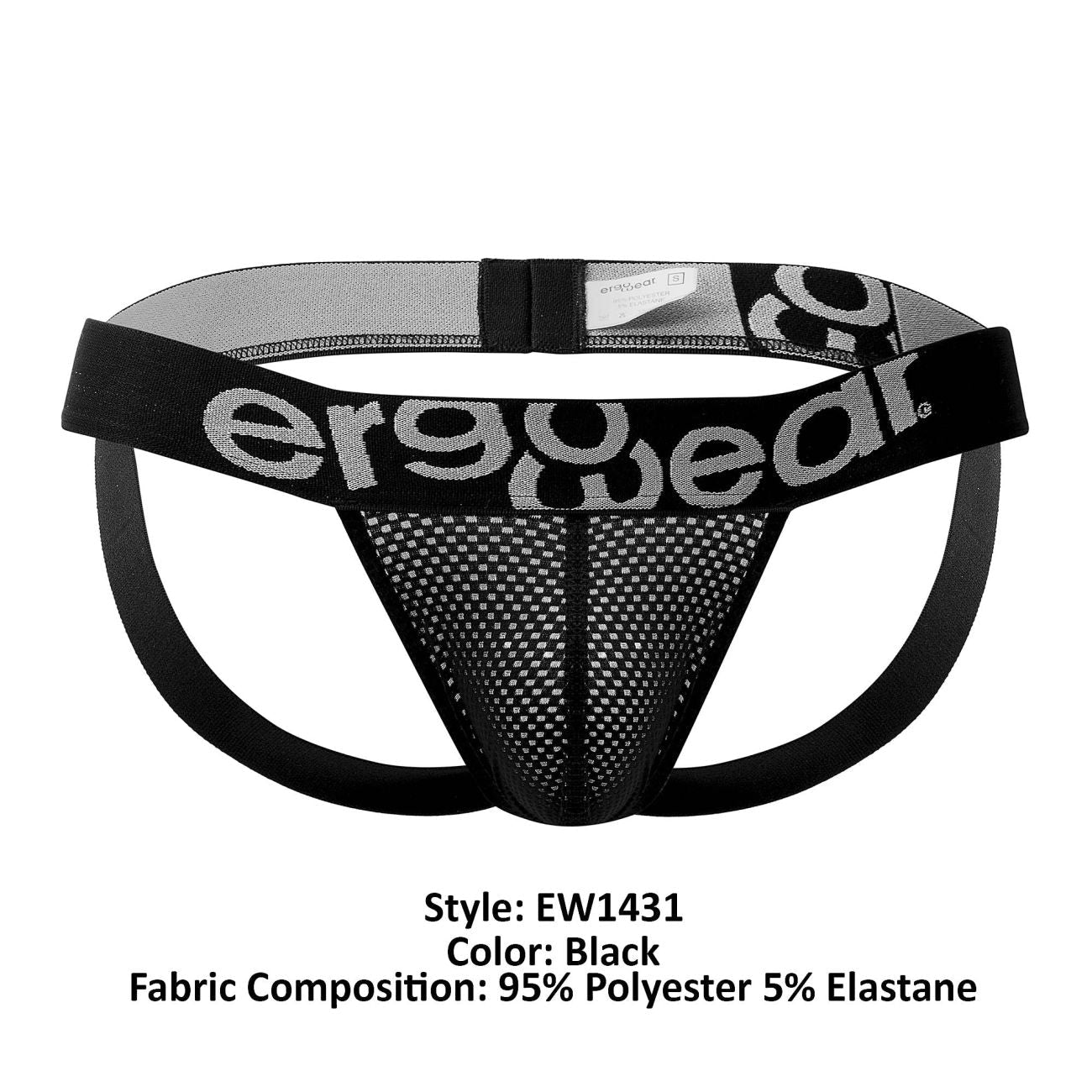 ErgoWear EW1431 GYM Jockstrap Farbe Schwarz