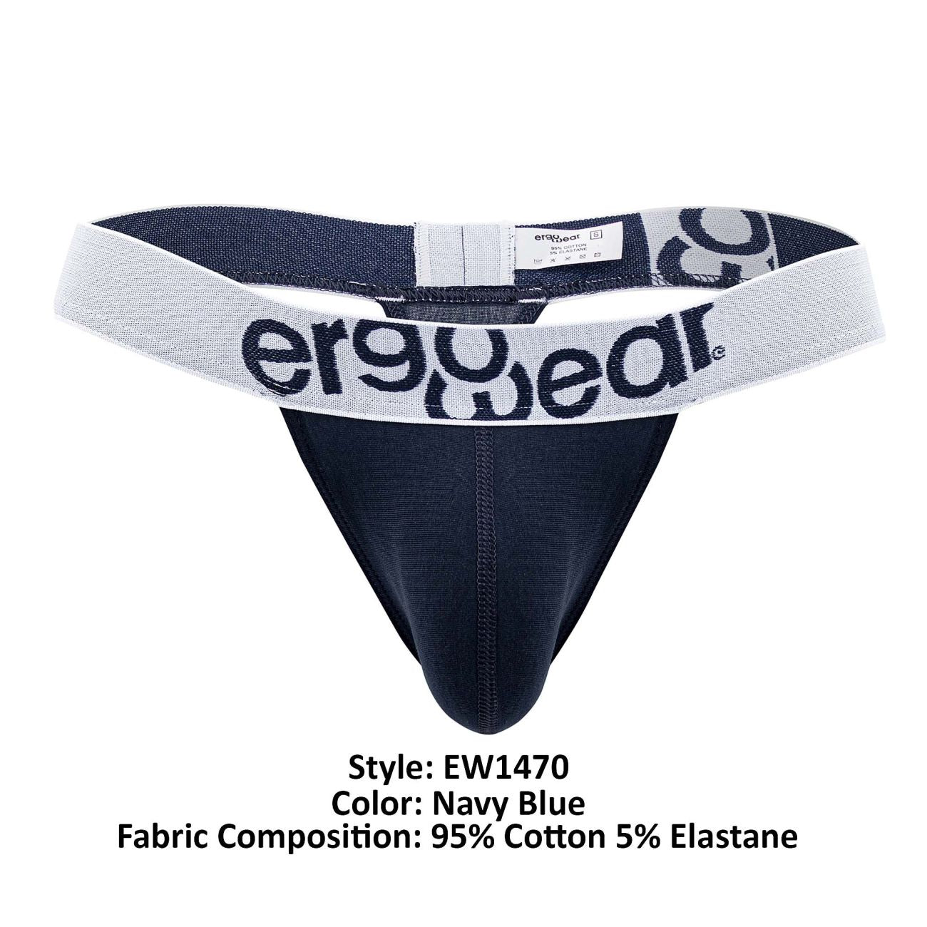 Tongs ErgoWear EW1470 MAX COTTON Couleur Bleu Marine