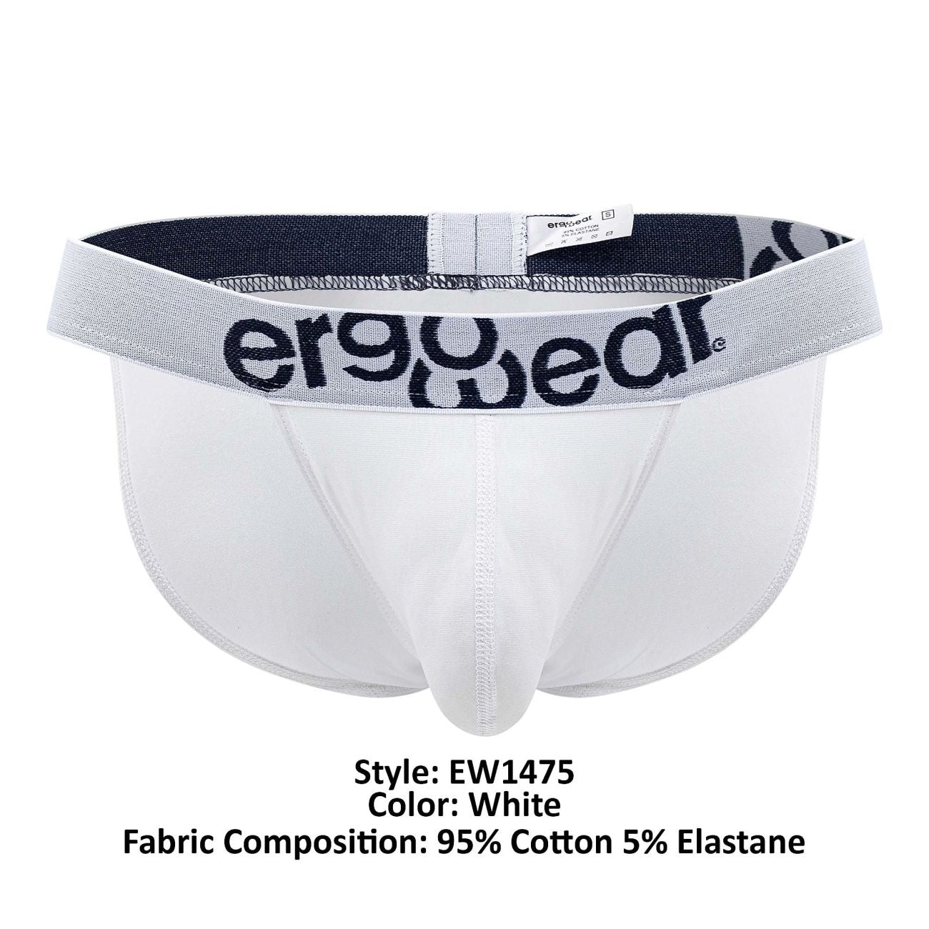 ErgoWear EW1475 MAX COTTON Bikini Farbe Weiß