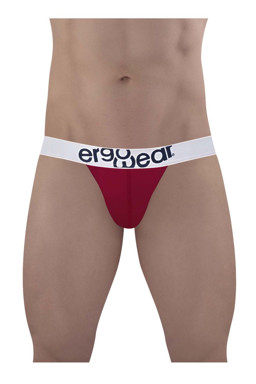 Tongs ErgoWear EW1478 MAX COTTON Couleur Grenat