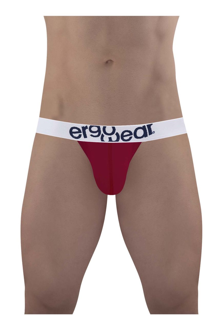 ErgoWear EW1479 MAX COTTON Bikini Farbe Granat