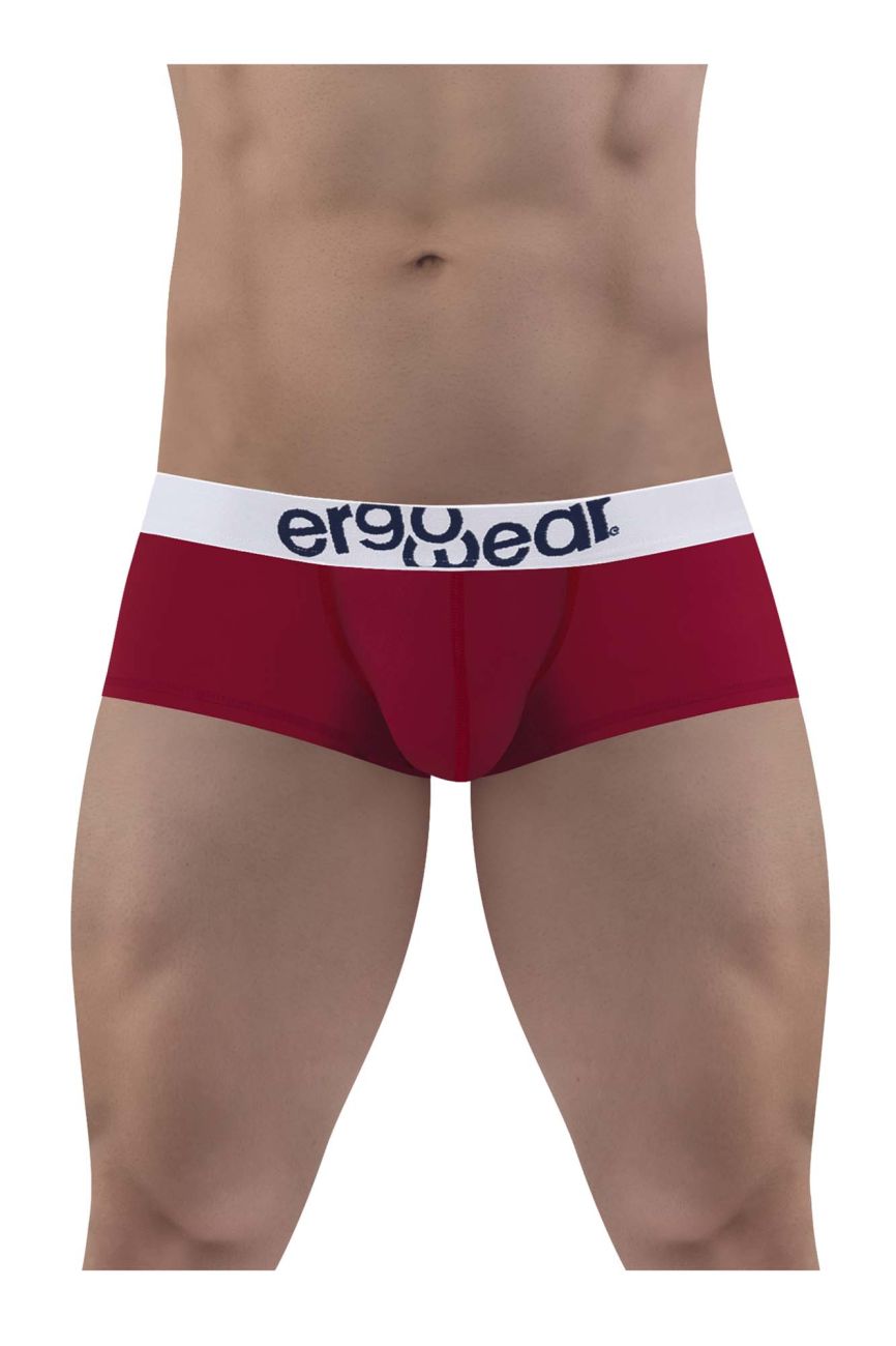 ErgoWear EW1480 MAX COTTON Boxershorts Farbe Granat