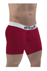 Boxer ErgoWear EW1481 MAX COTTON Couleur Grenat