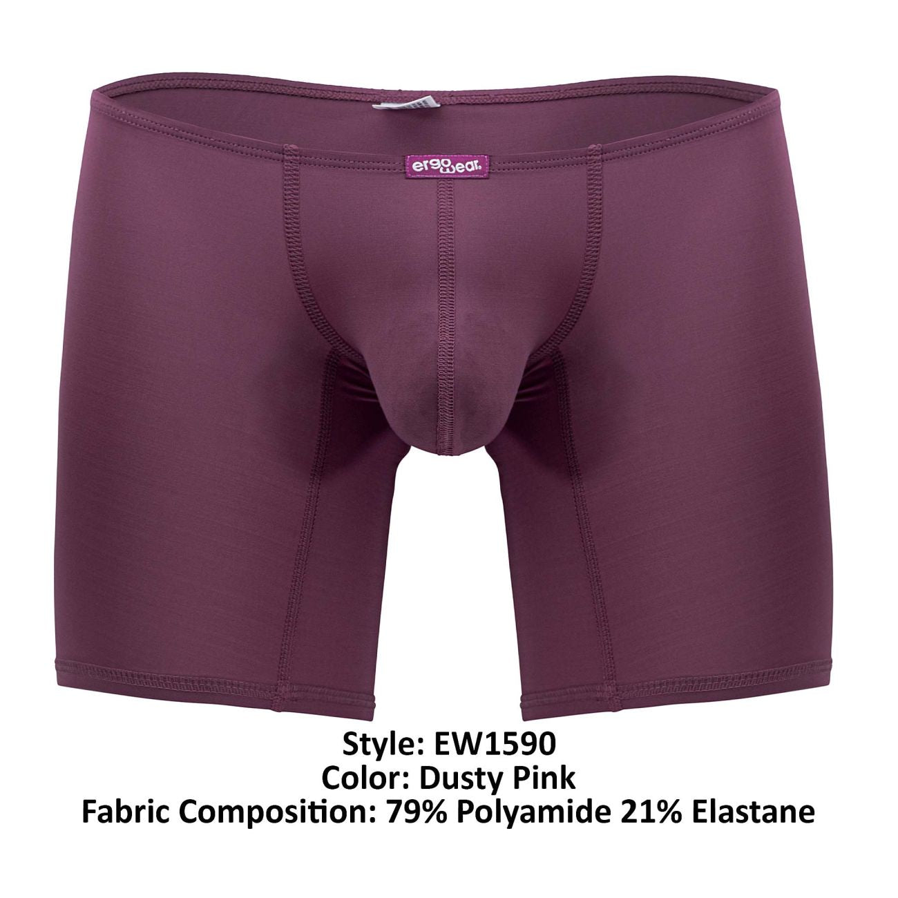 ErgoWear EW1590 X4D Boxershorts, Farbe Dusty Pink