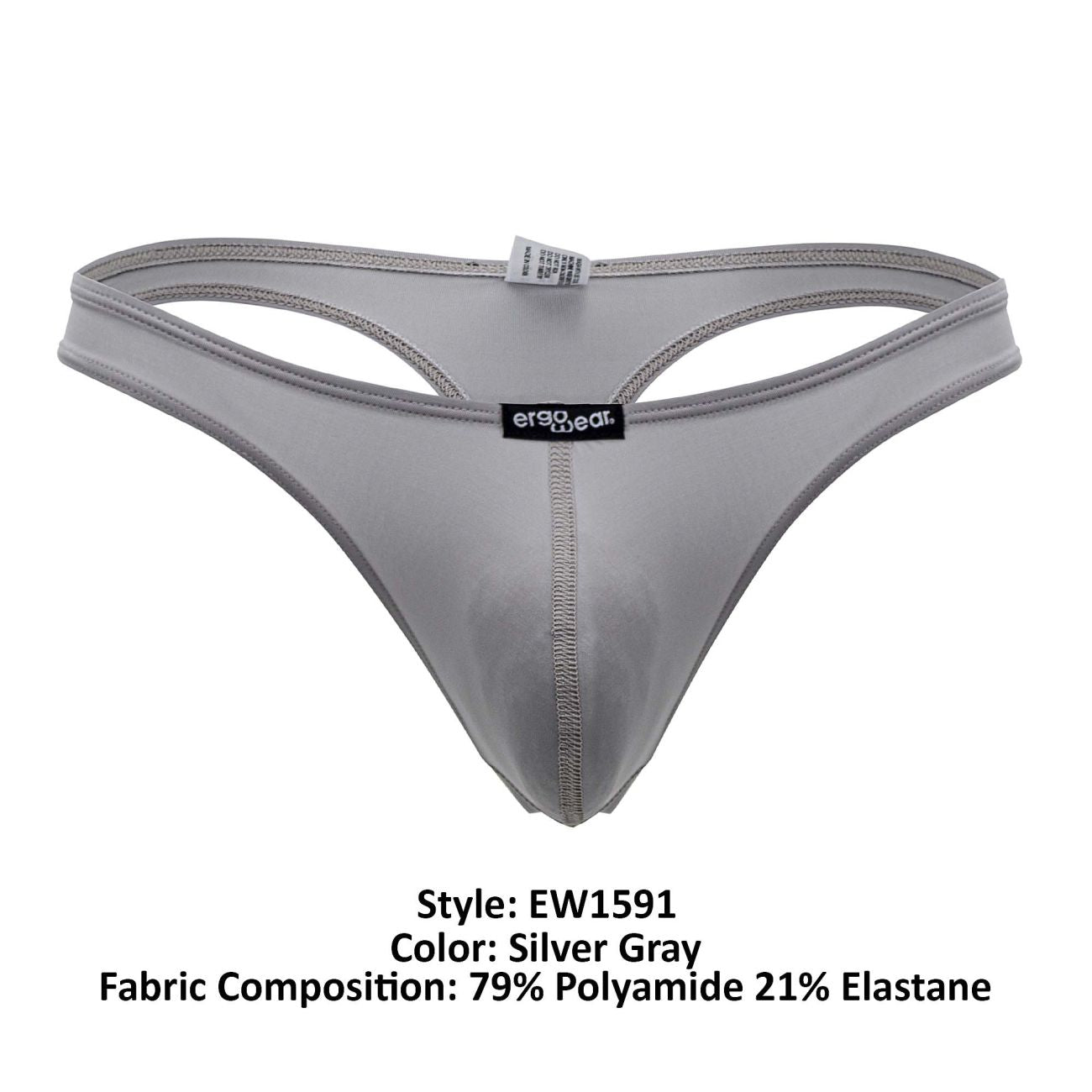 ErgoWear EW1591 X4D Tangas Farbe Silbergrau