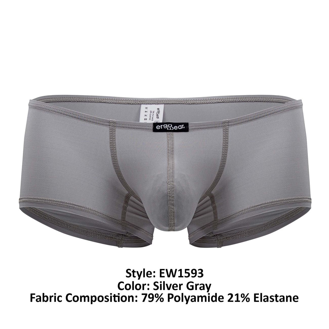 ErgoWear EW1593 X4D Trunks Farbe Silbergrau