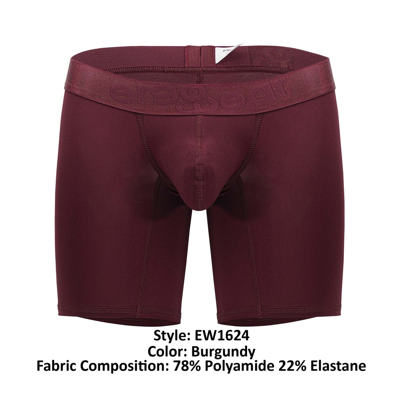 Boxer ErgoWear EW1624 MAX XX Couleur Bordeaux