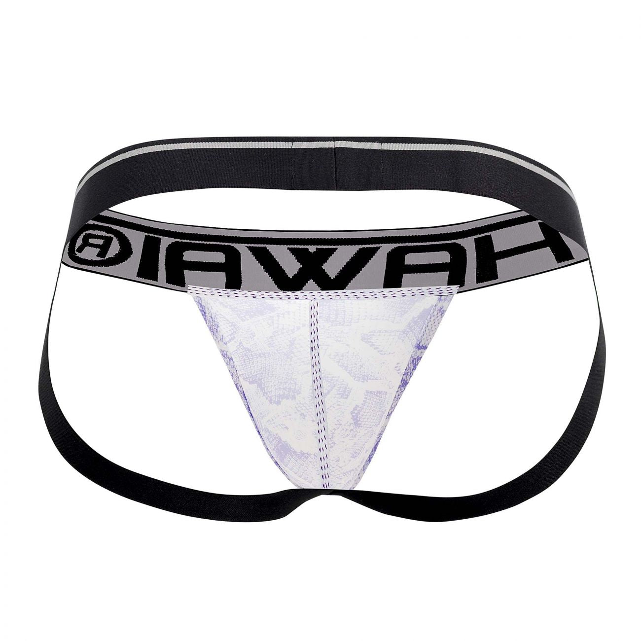 HAWAI 41946T Animal Print Athletic Jockstrap Color Amethyst