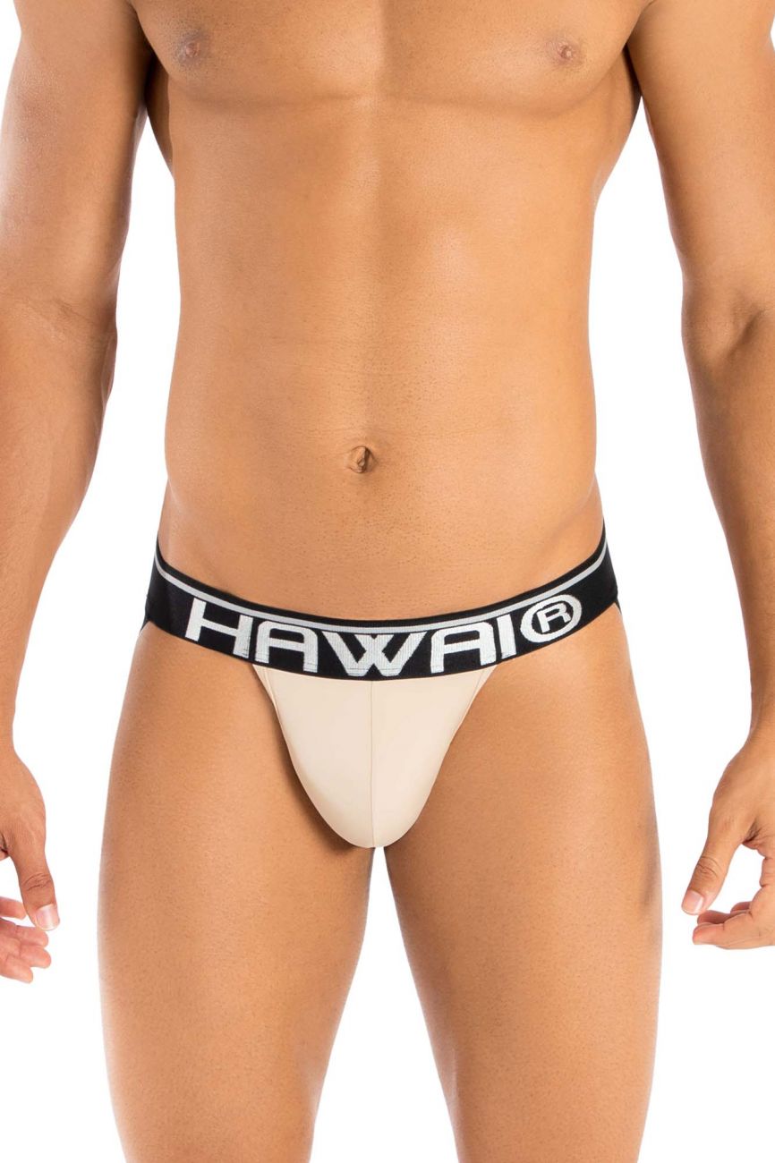 HAWAI 41946 Solid Athletic Jockstrap Color Pearl