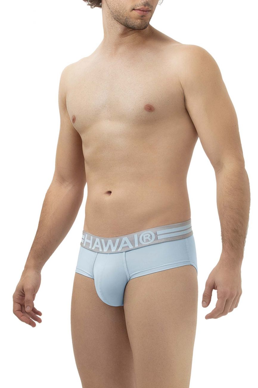 HAWAI 41963 Microfiber Briefs Color Light Blue