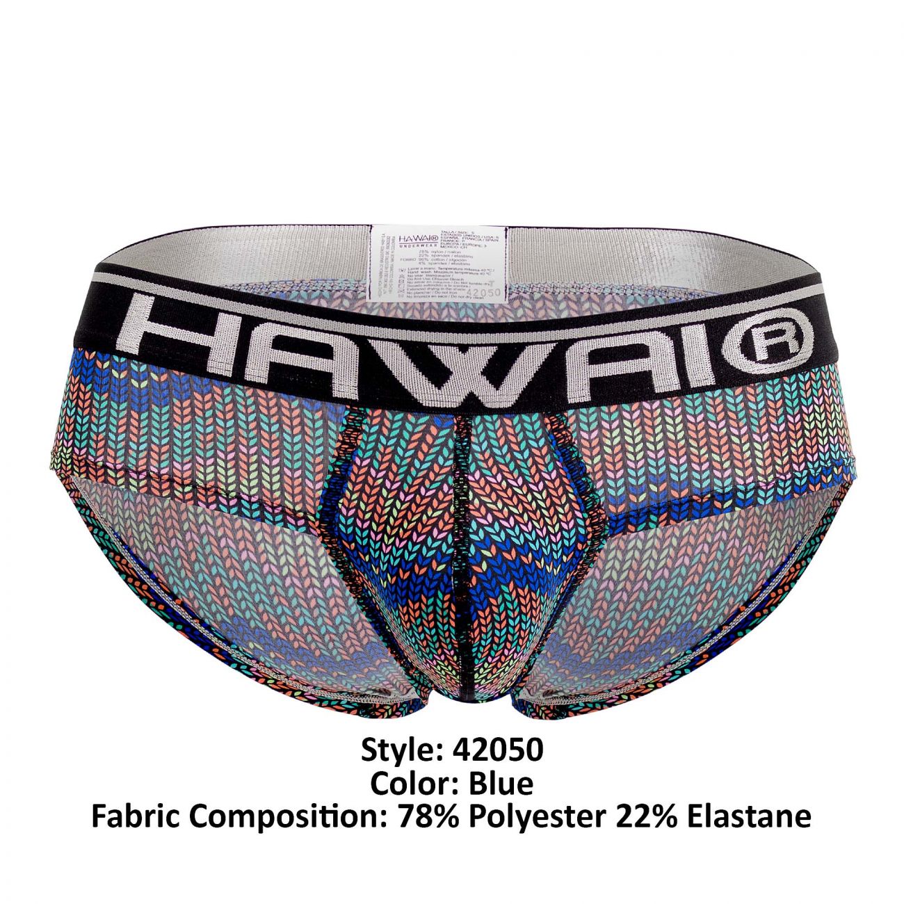 HAWAI 42050 Slip coloré à la hanche Couleur Bleu