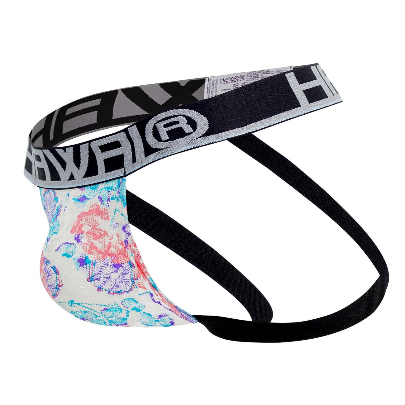 HAWAI 42052 Flowers Athletic Jockstrap Color Pink