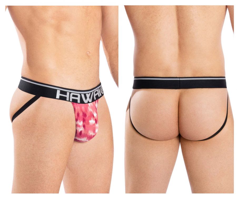 Jockstrap athlétique HAWAI 42052 Spots Couleur Rouge