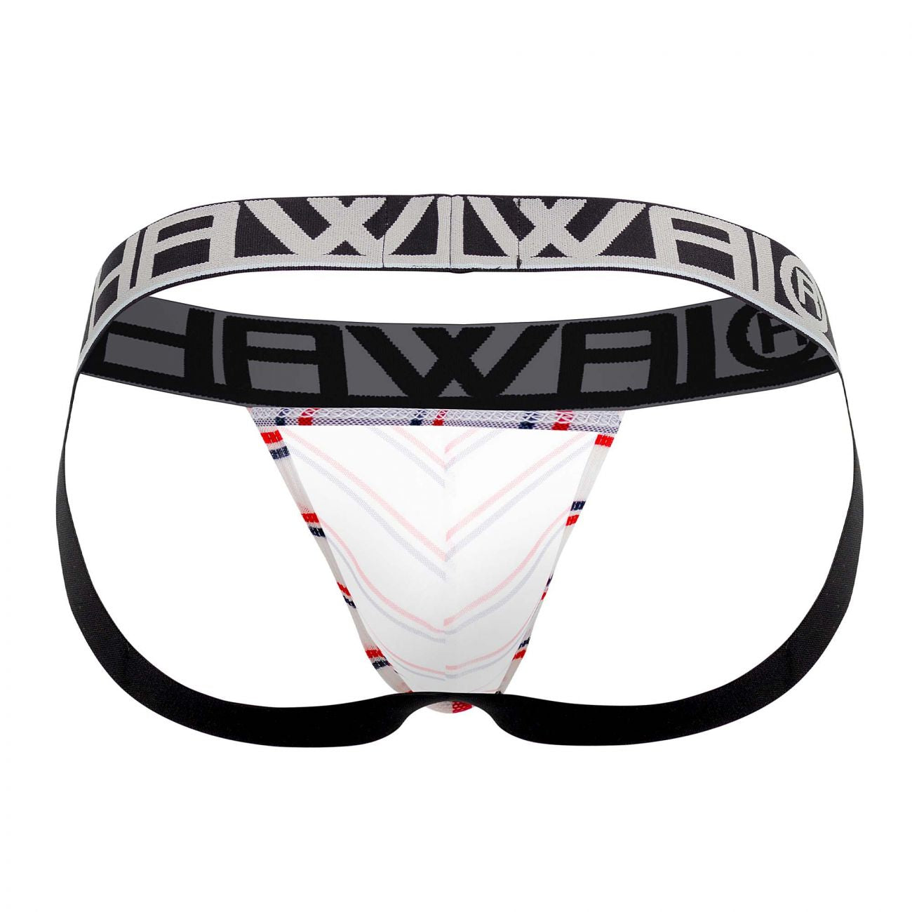 HAWAI 42052 Lines Athletic Jockstrap Color White