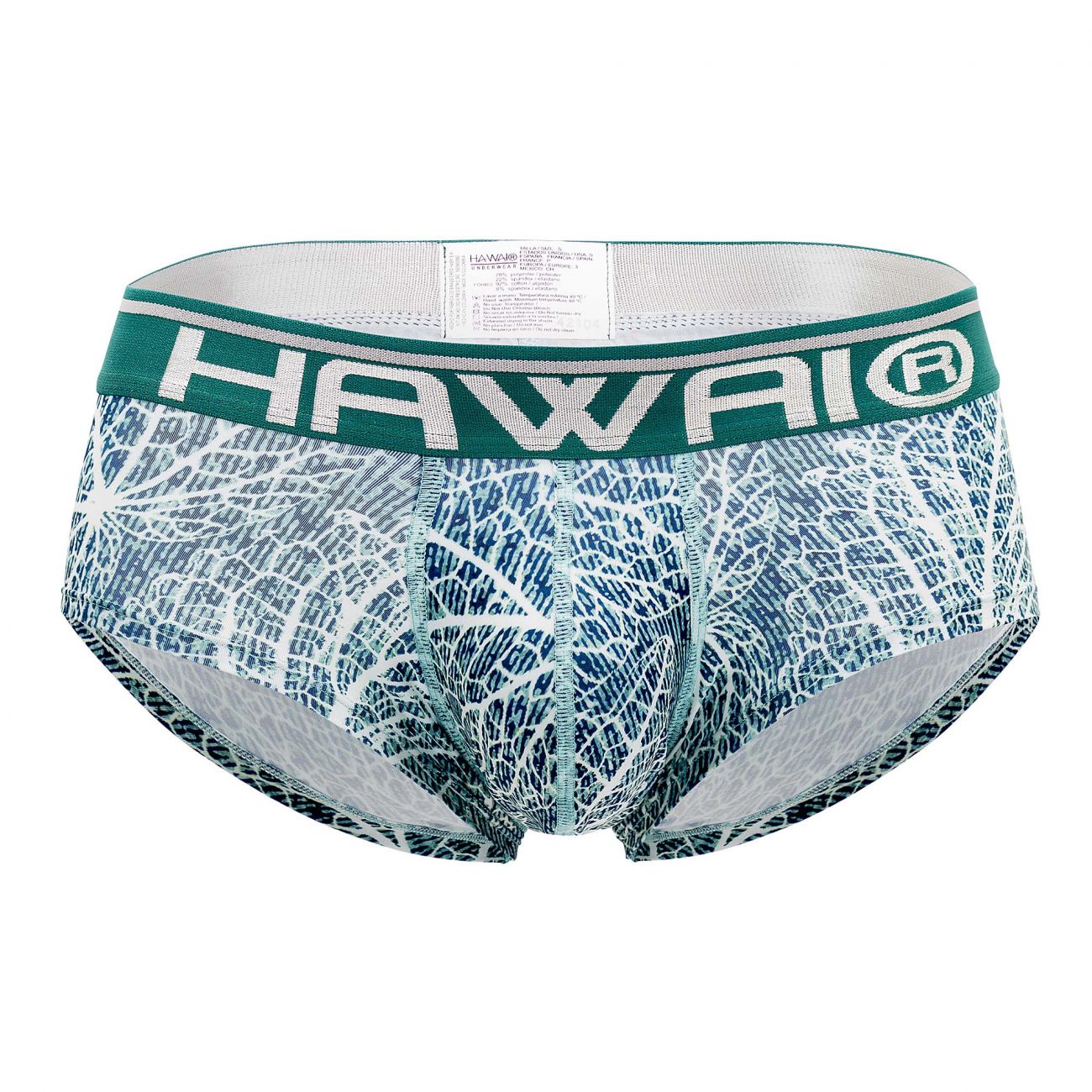 Shorty Mini Imprimé HAWAI 42134 Couleur Vert