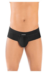 HAWAI 42141 Solid Hip Briefs Color Black