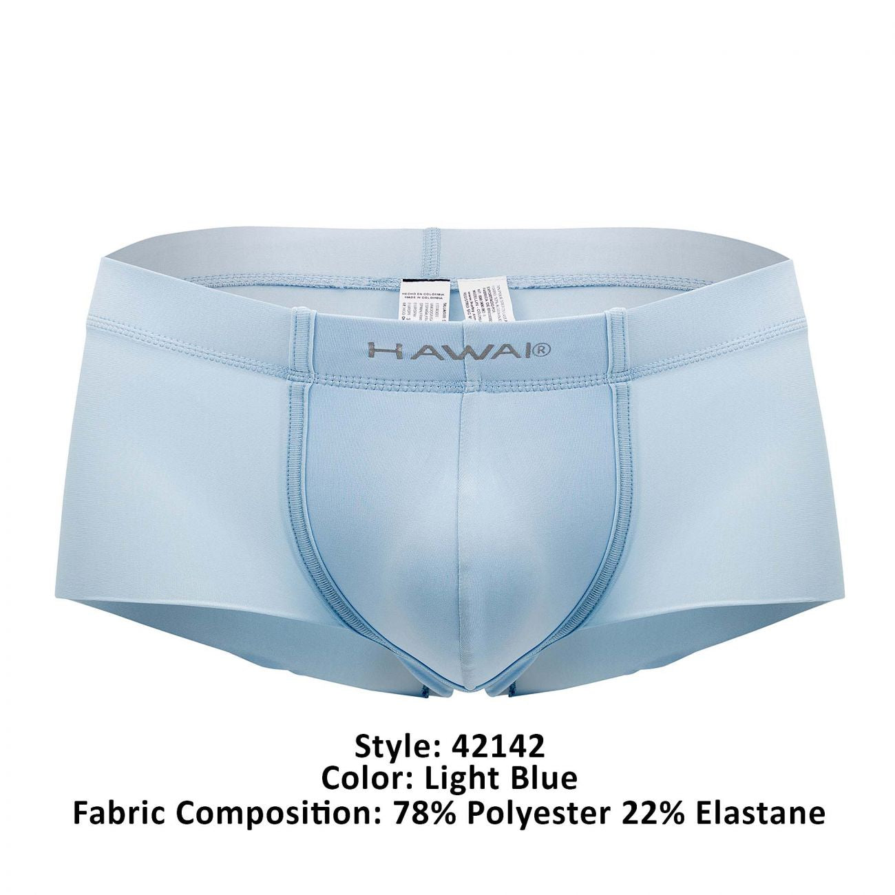 Boxer en microfibre HAWAI 42142 Couleur Bleu clair