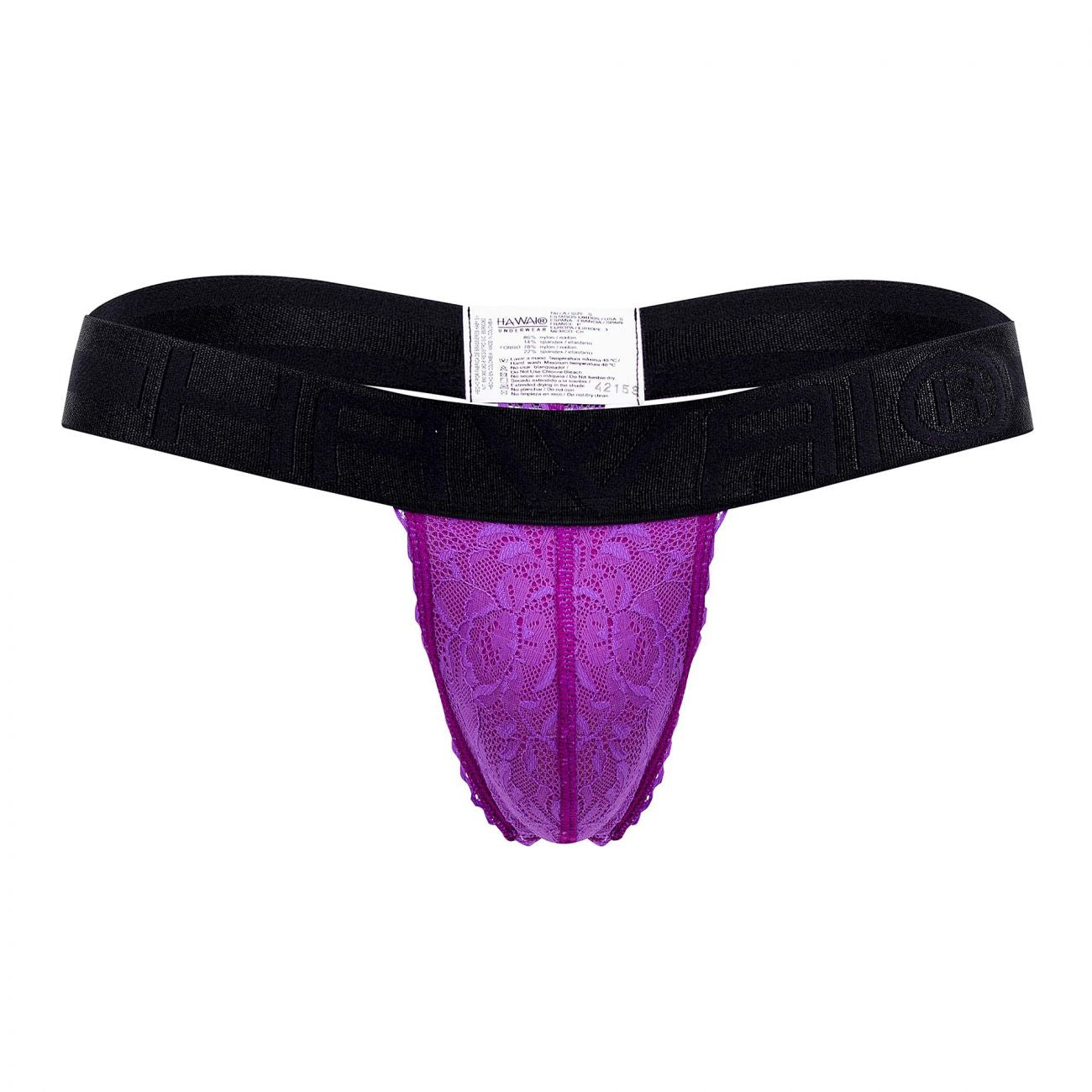 HAWAI 42153 Solid Lace Thongs Color Purple