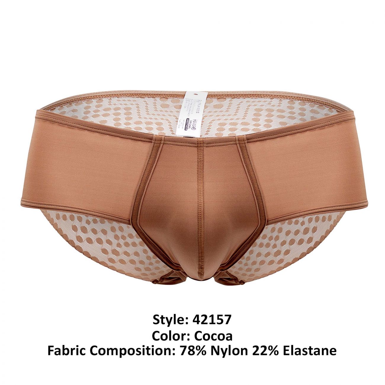 Culotte en dentelle unie HAWAI 42157 Couleur cacao